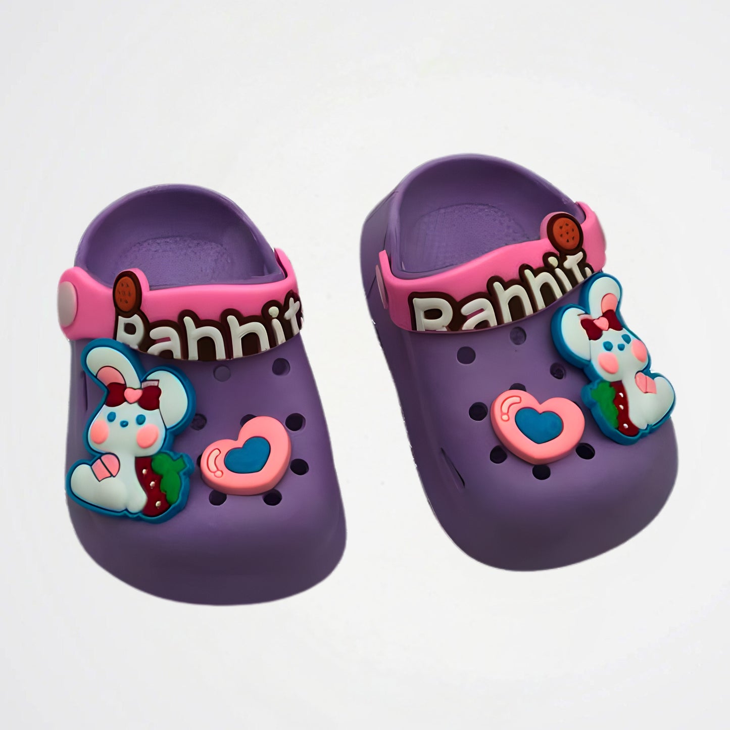 Rabbit Purple Clogs