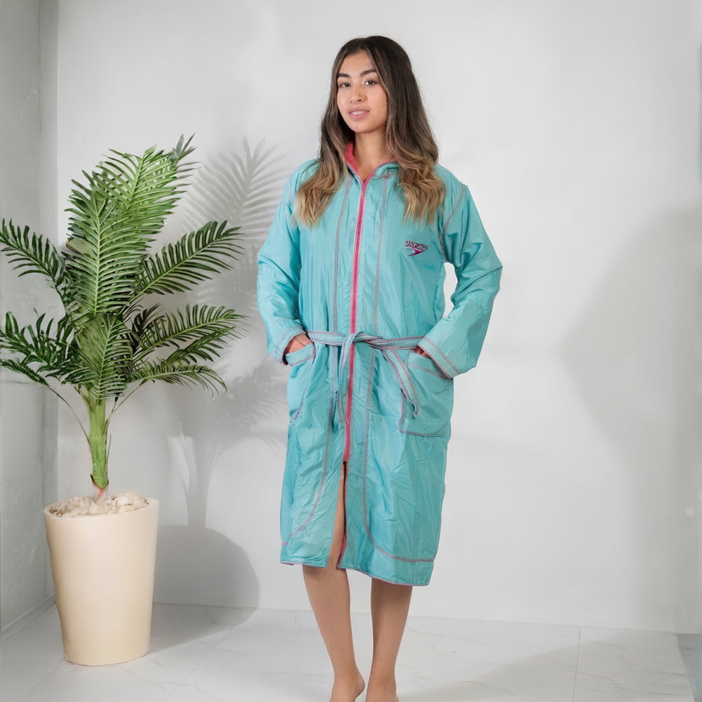 SP Turquoise & Fuchsia Waterproof Swim Robe
