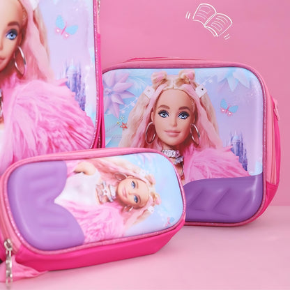Barbie Backpack/Trolley Bag School Set (Model 6)