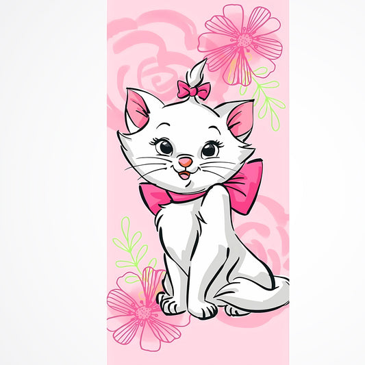 Marie The Cat Beach Towel