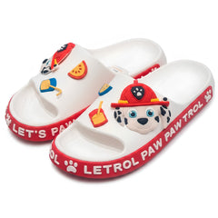 Marshall Paw Patrol White/Red Slides
