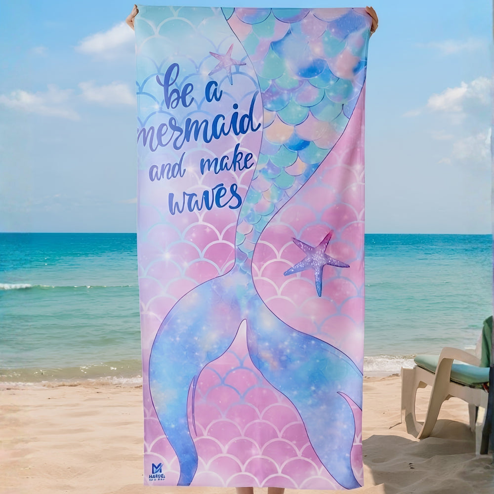 Mermaid Microfiber Beach Towel