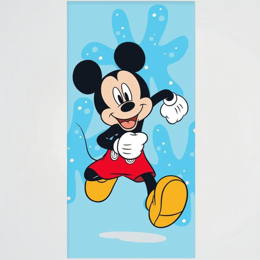 Mickey Mouse Running Beach Towel
