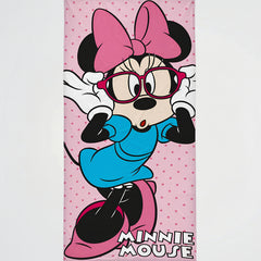 Minnie Mouse Glasses Beach Towel