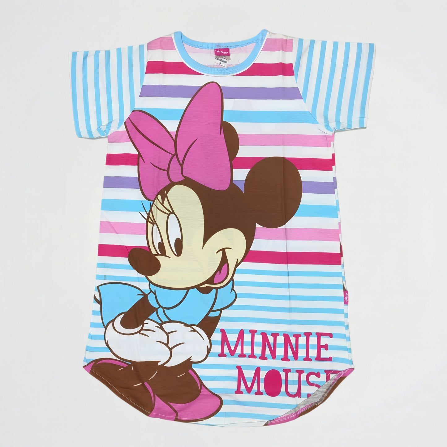 Minnie Mouse Light Blue Cotton Sleeping Dress