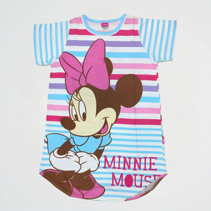 Minnie Mouse Light Blue Cotton Sleeping Dress