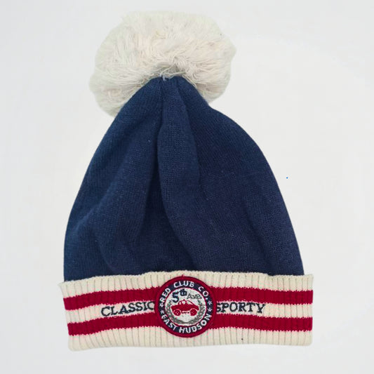 Classic Sporty Navy Fleece Ice Cap