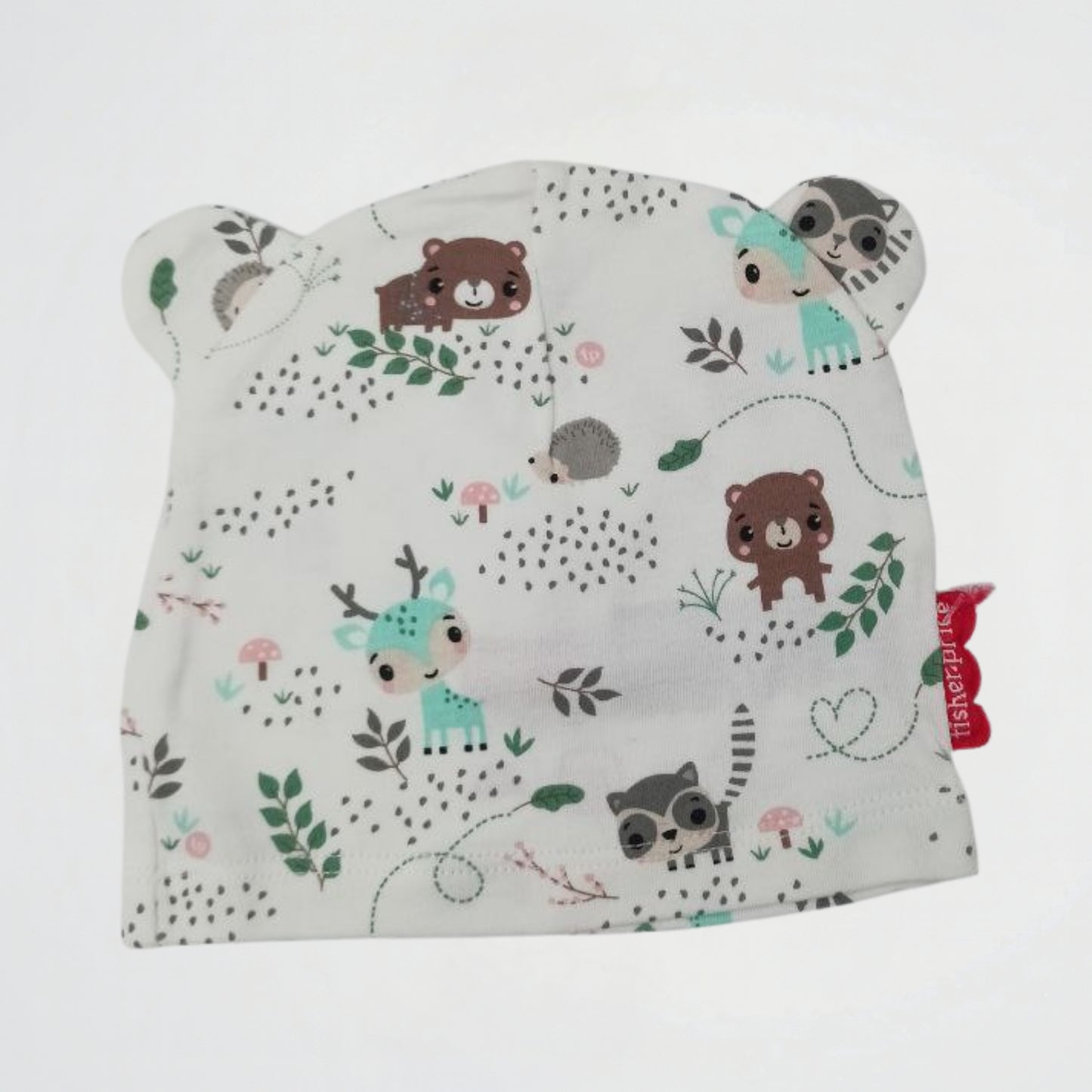 Cute Animals White Fleece Ice Cap