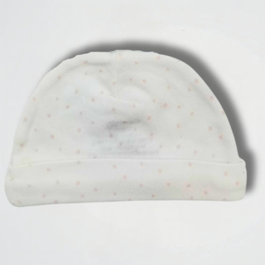 Dots White Fleece Ice Cap
