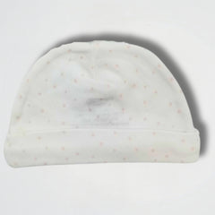 Dots White Fleece Ice Cap