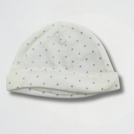 Stars White Fleece Ice Cap