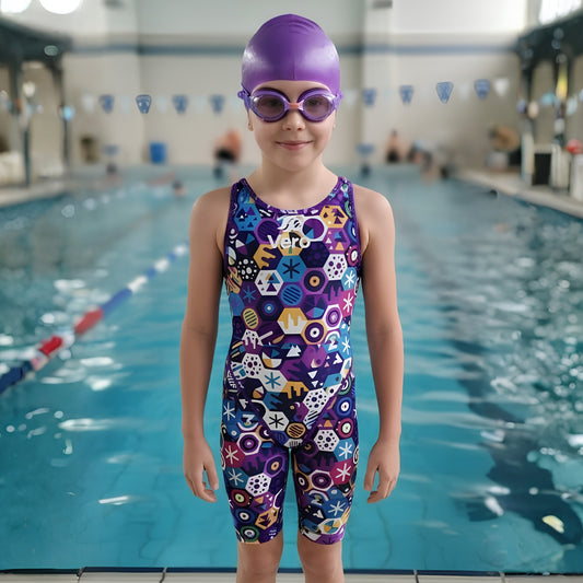 Ocean Vortex Training Shorty Swimsuit