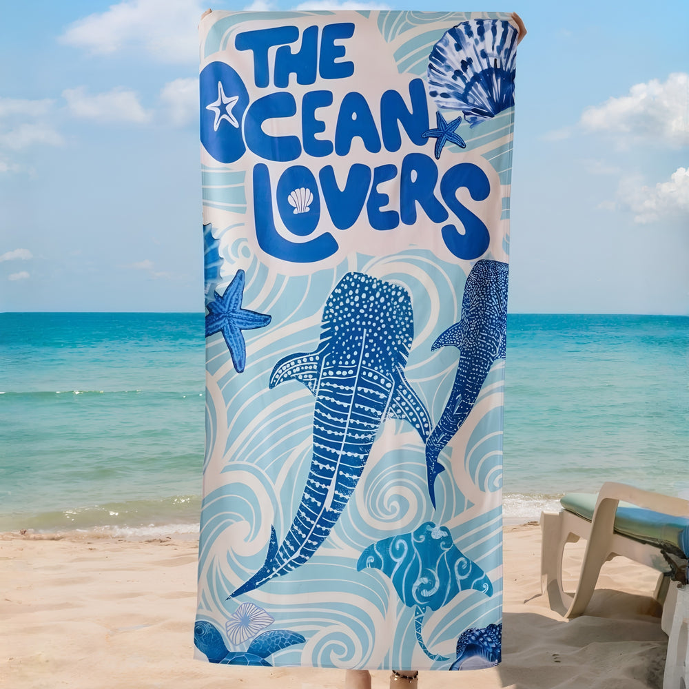 Ocean Lovers Microfiber Beach Towel