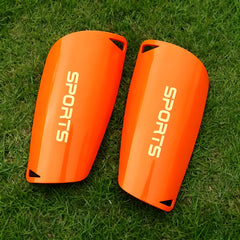 Orange Football Shin Guards Set