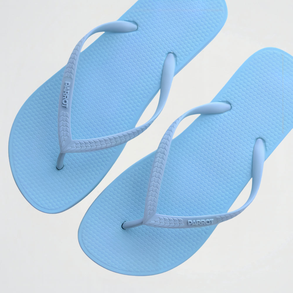 Parrot Palette Light Blue Flipflop