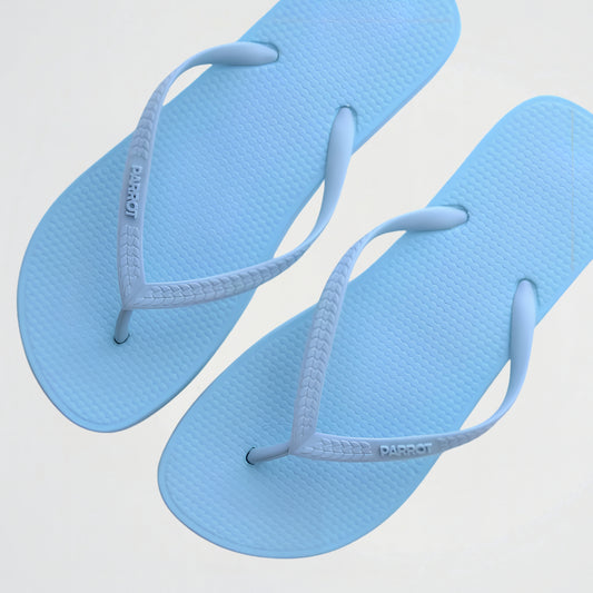 Parrot Palette Light Blue Flipflop