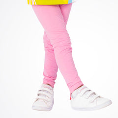 Basic Pink Cotton Leggings
