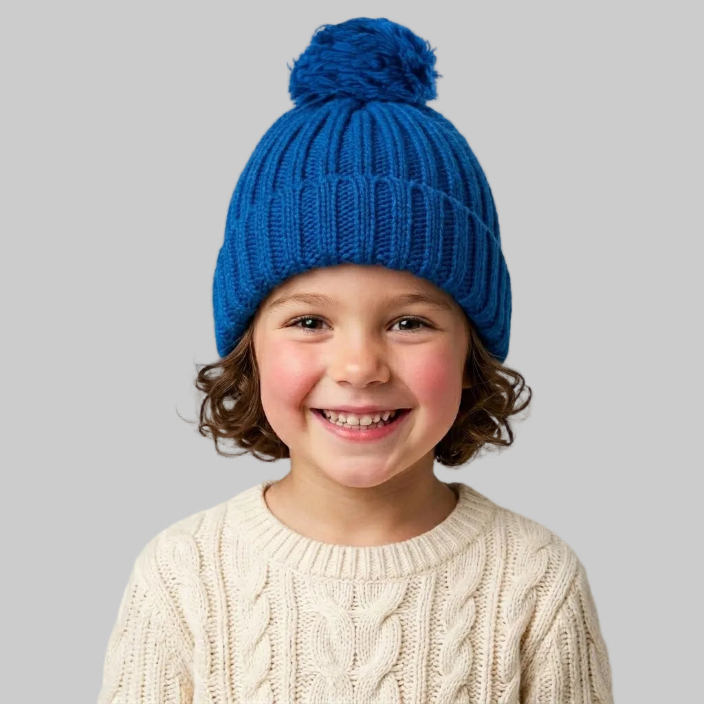 Pom-Pom Wool Ice Cap