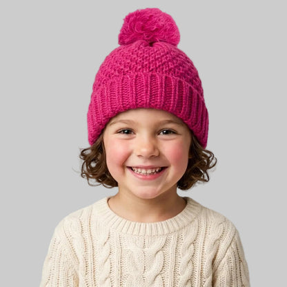 Pom-Pom Wool Ice Cap