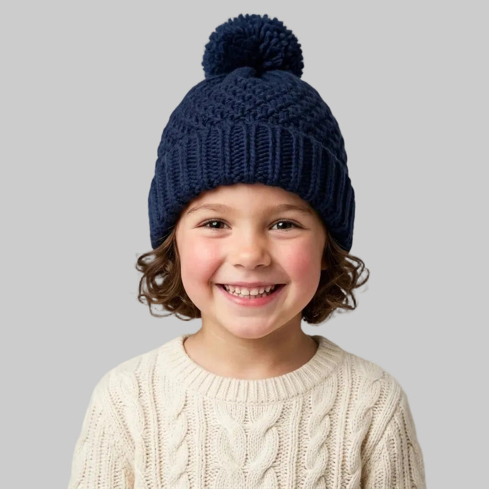 Pom-Pom Wool Ice Cap