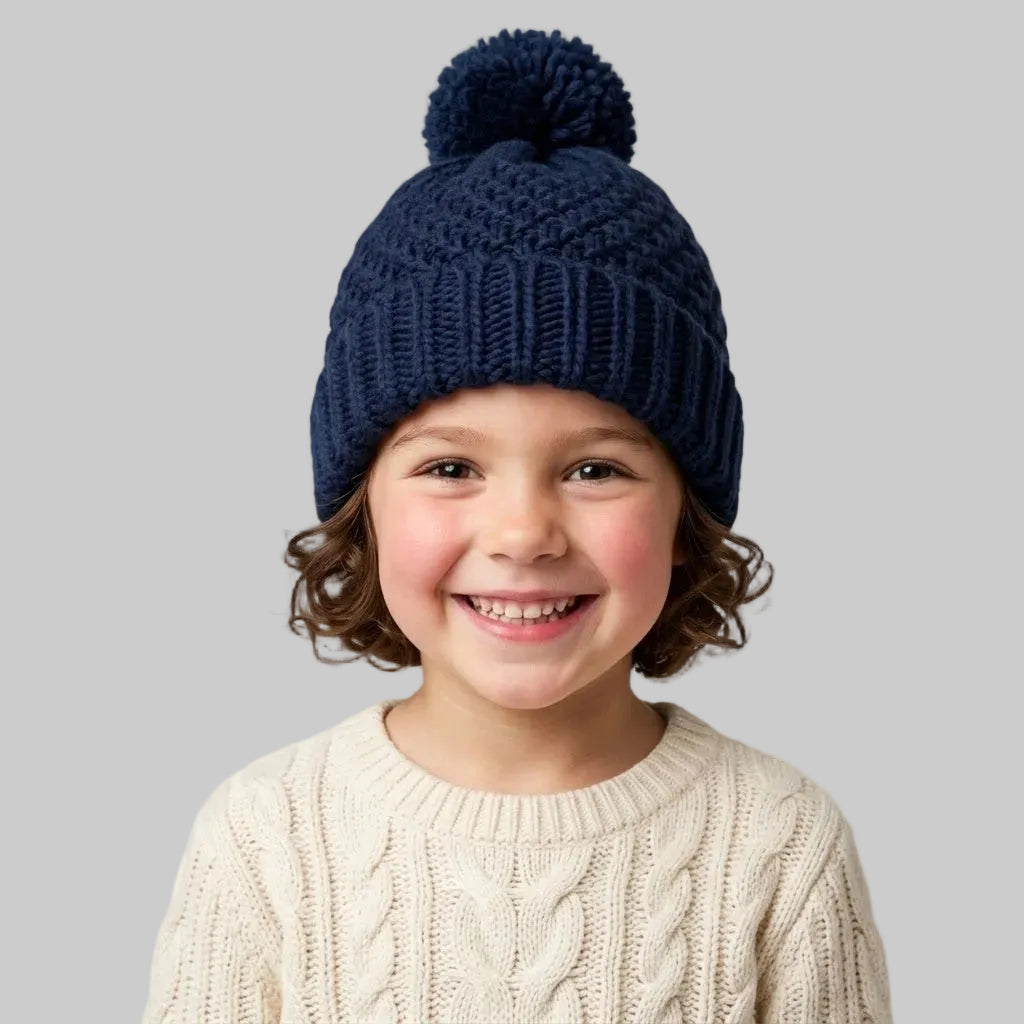 Pom-Pom Wool Ice Cap