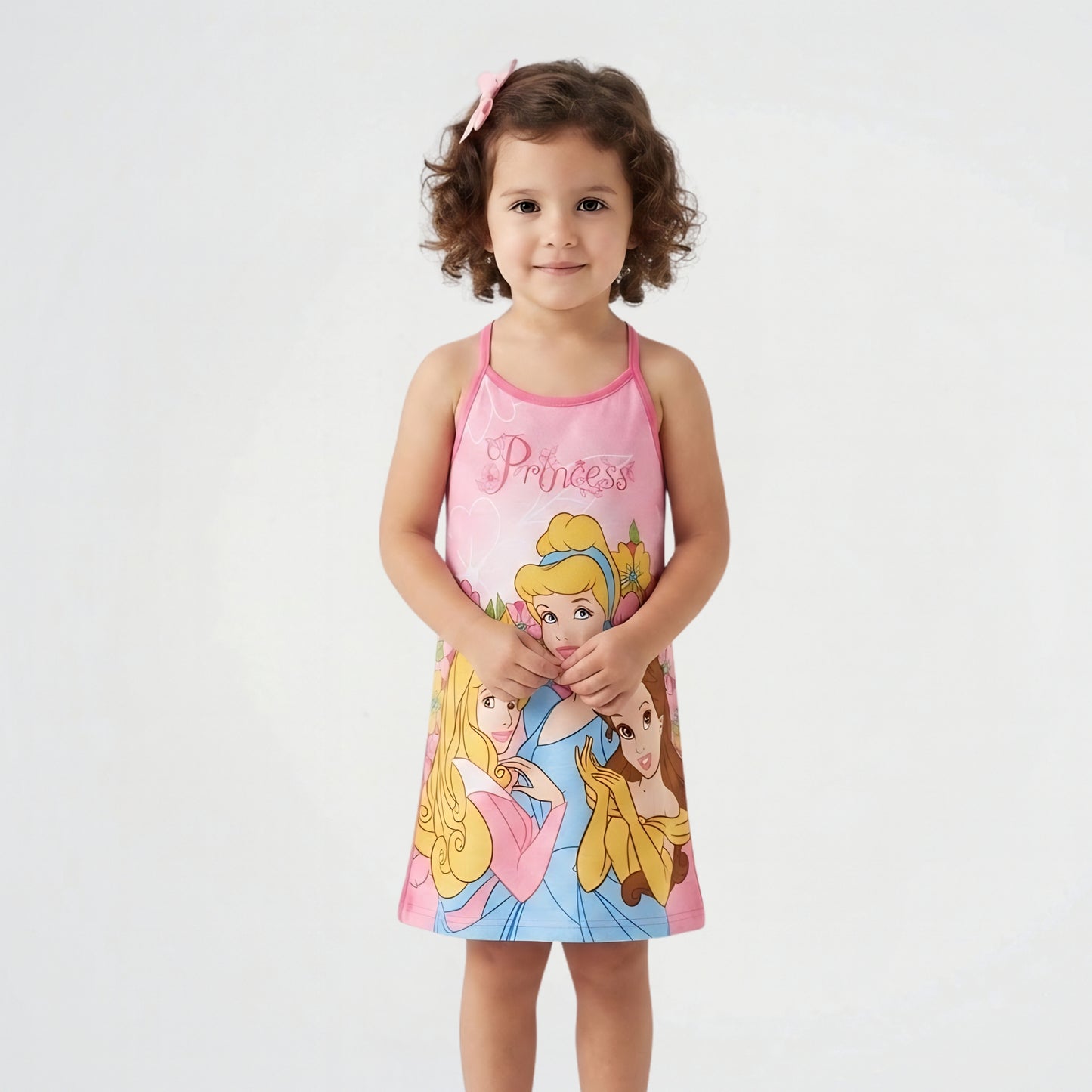 Princess Fuchsia Cotton Sleeping Dress