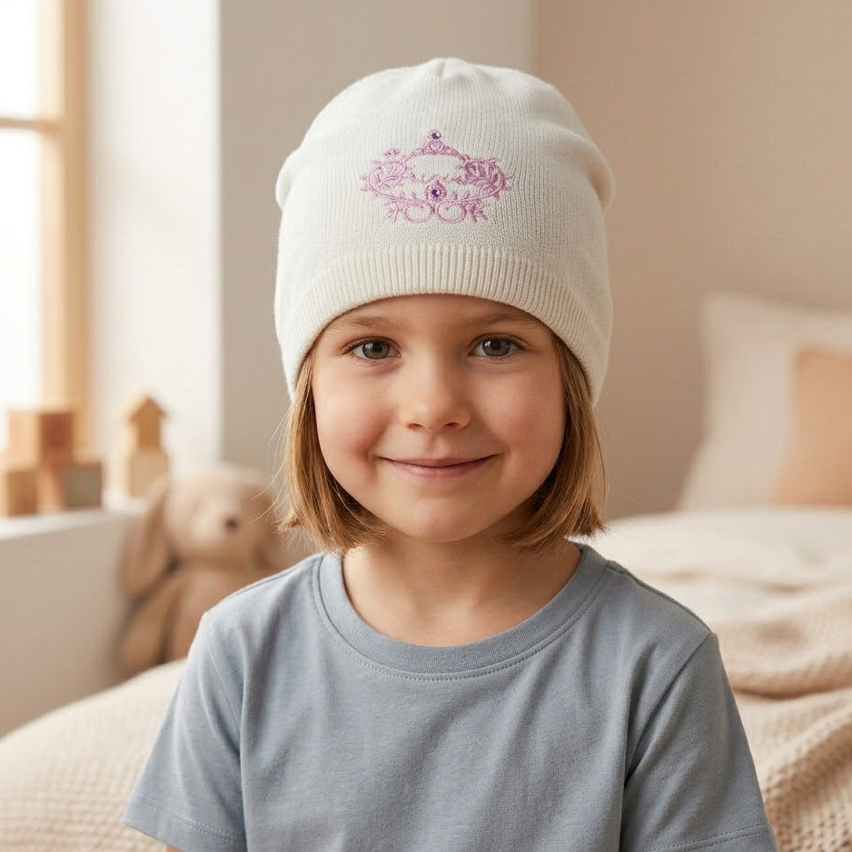Princesses White Fleece Ice Cap