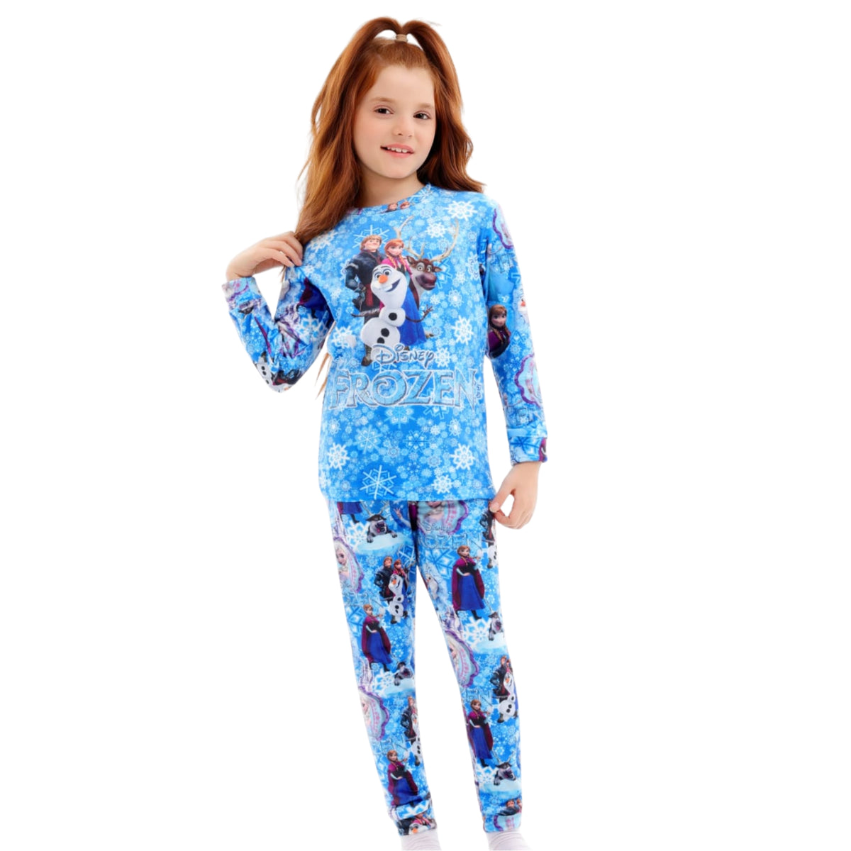 Frozen Elsa & Anna Fleece Pyjama Set