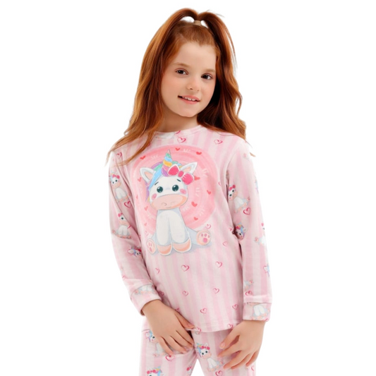 Unicorn Fleece Pyjama Set