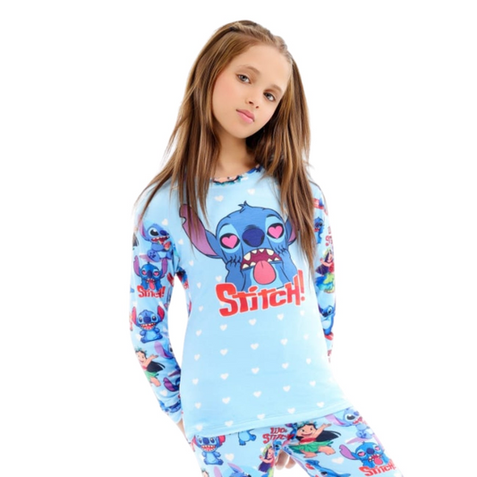 Stitch Fleece Pyjama Set