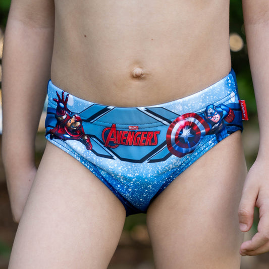 Avengers Navy Lycra Swim Brief