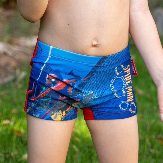 Spiderman Red Lycra Swimshort