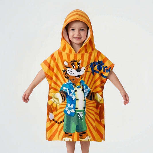 Rory The Tiger Beach Poncho