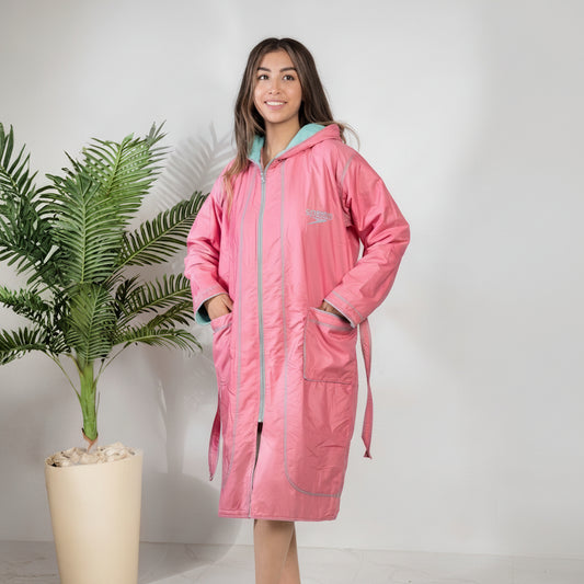 SP Pink & Turquoise Waterproof Swim Robe
