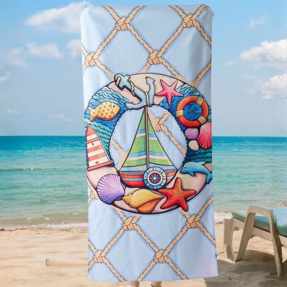 Sea Ring Microfiber Beach Towel