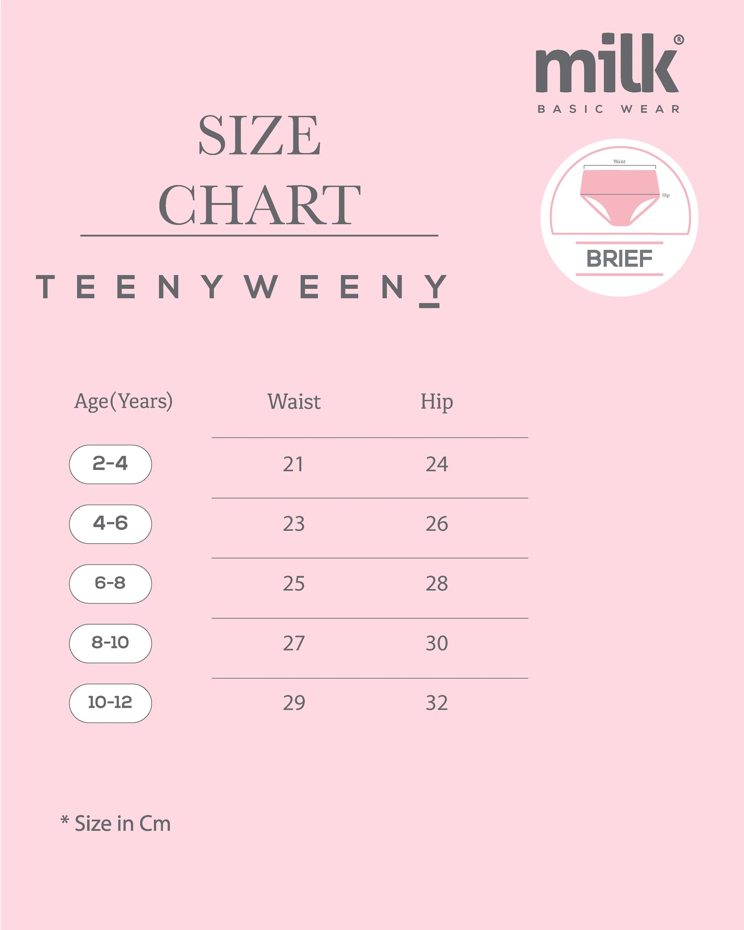 Teeny Weeny Printed Brief - Pack of 3
