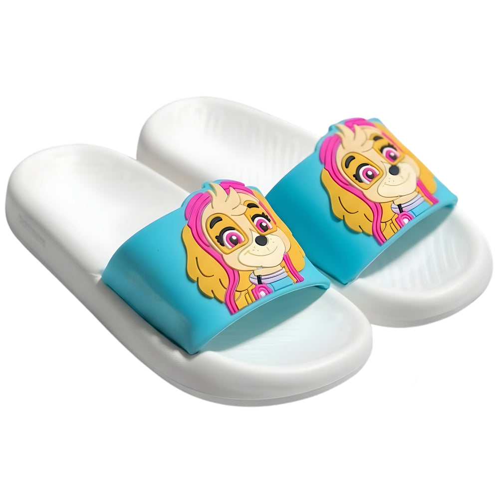 Skye White Slides