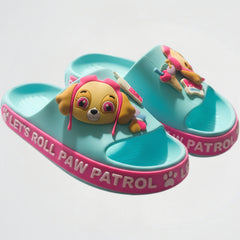 Skye's Summer Turquoise/Pink Slides