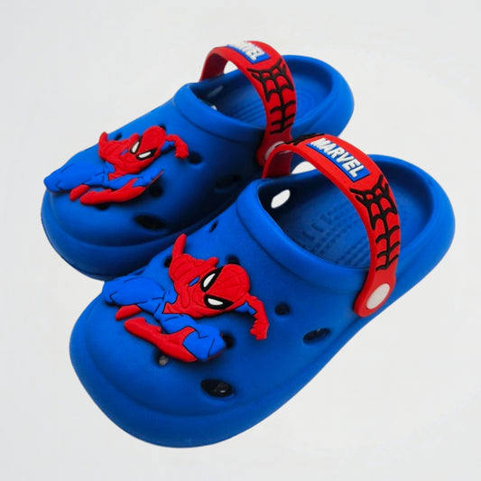 Spiderman Blue Clogs