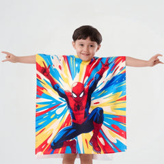 Spiderman Color Splash Microfiber Beach Poncho