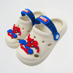 Spiderman White Clogs