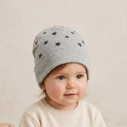 Stars Grey Fleece Ice Cap