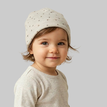 Stars Off White Fleece Ice Cap