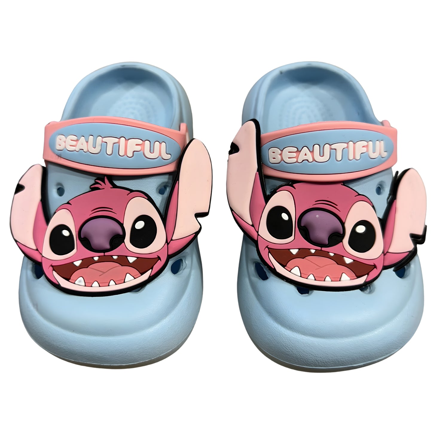 Stitch Light Blue Clogs