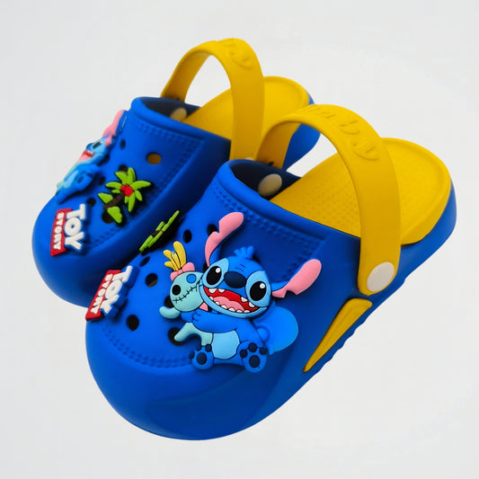 Stitch Blue/Yellow Clogs