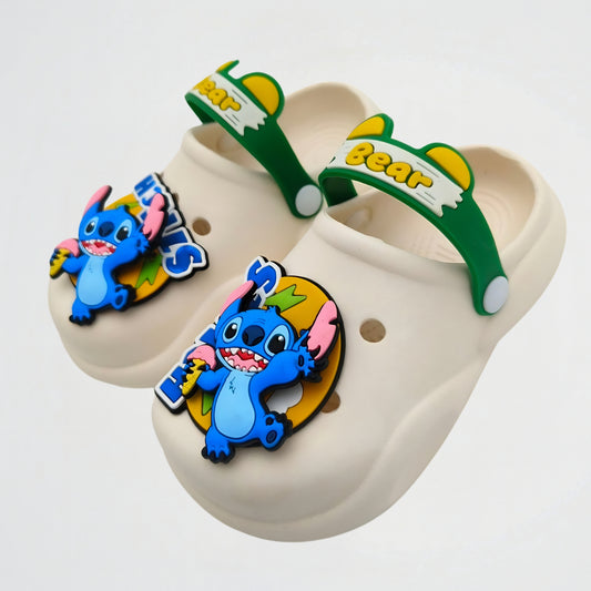 Stitch Ice Cream White Clogs