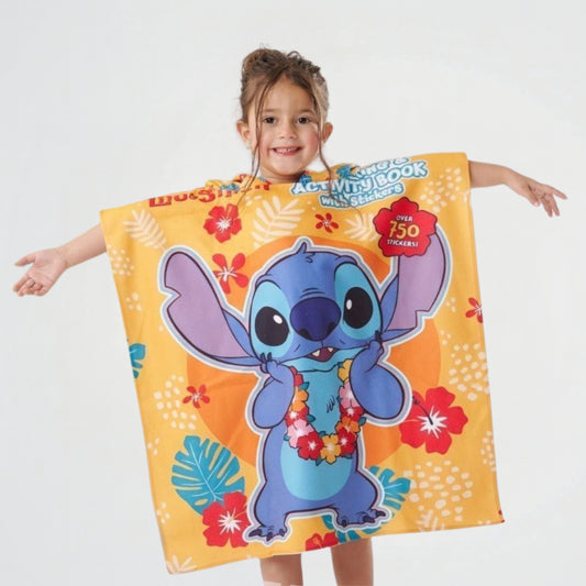 Stitch Microfiber Beach Poncho