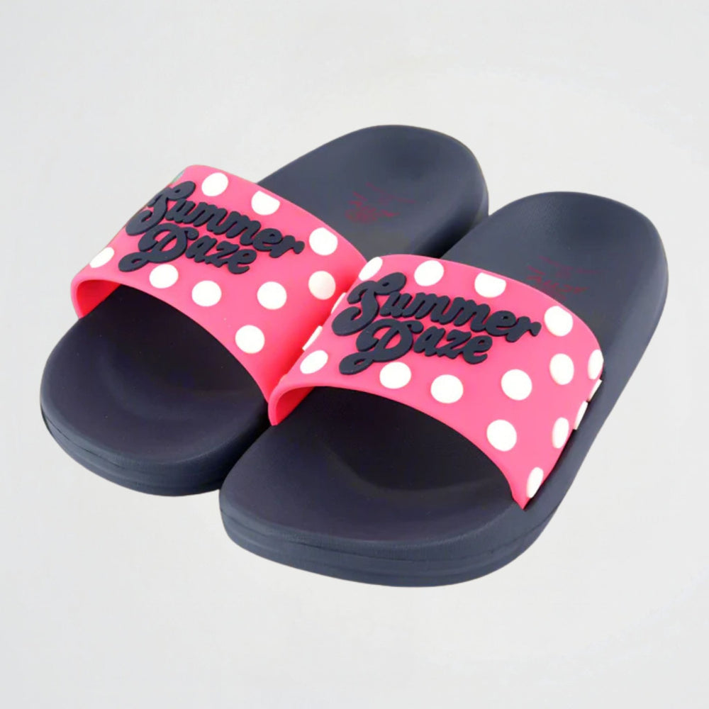 Summer Daze Navy Slides