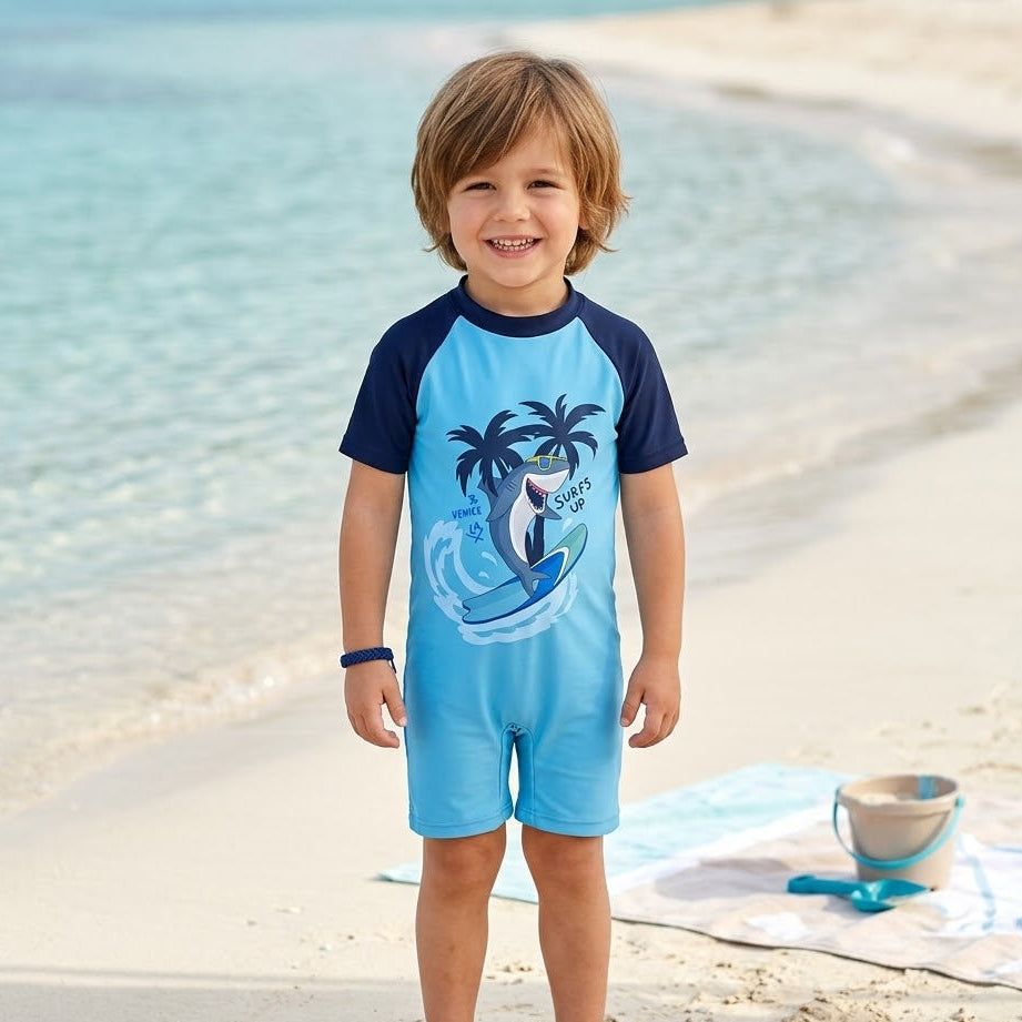Surfs Up Rash Guard Swim Set