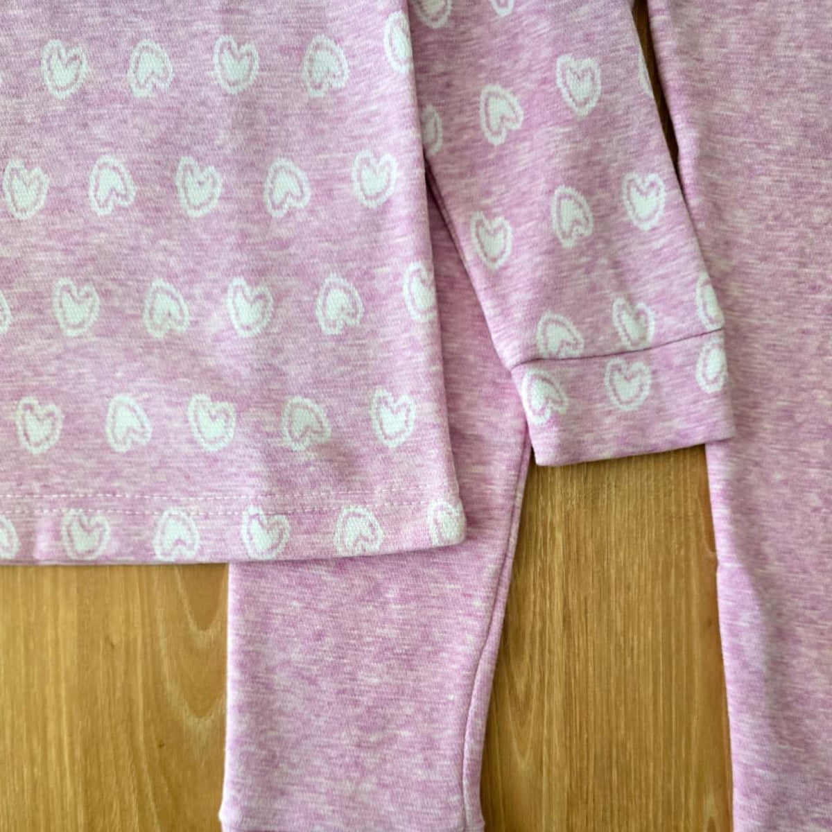 Sweet Hearts Fleece Pyjama Set